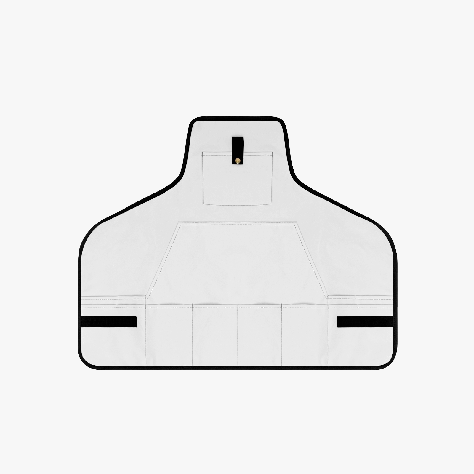 Canvas Utility Apron Bag with Multi-Pockets