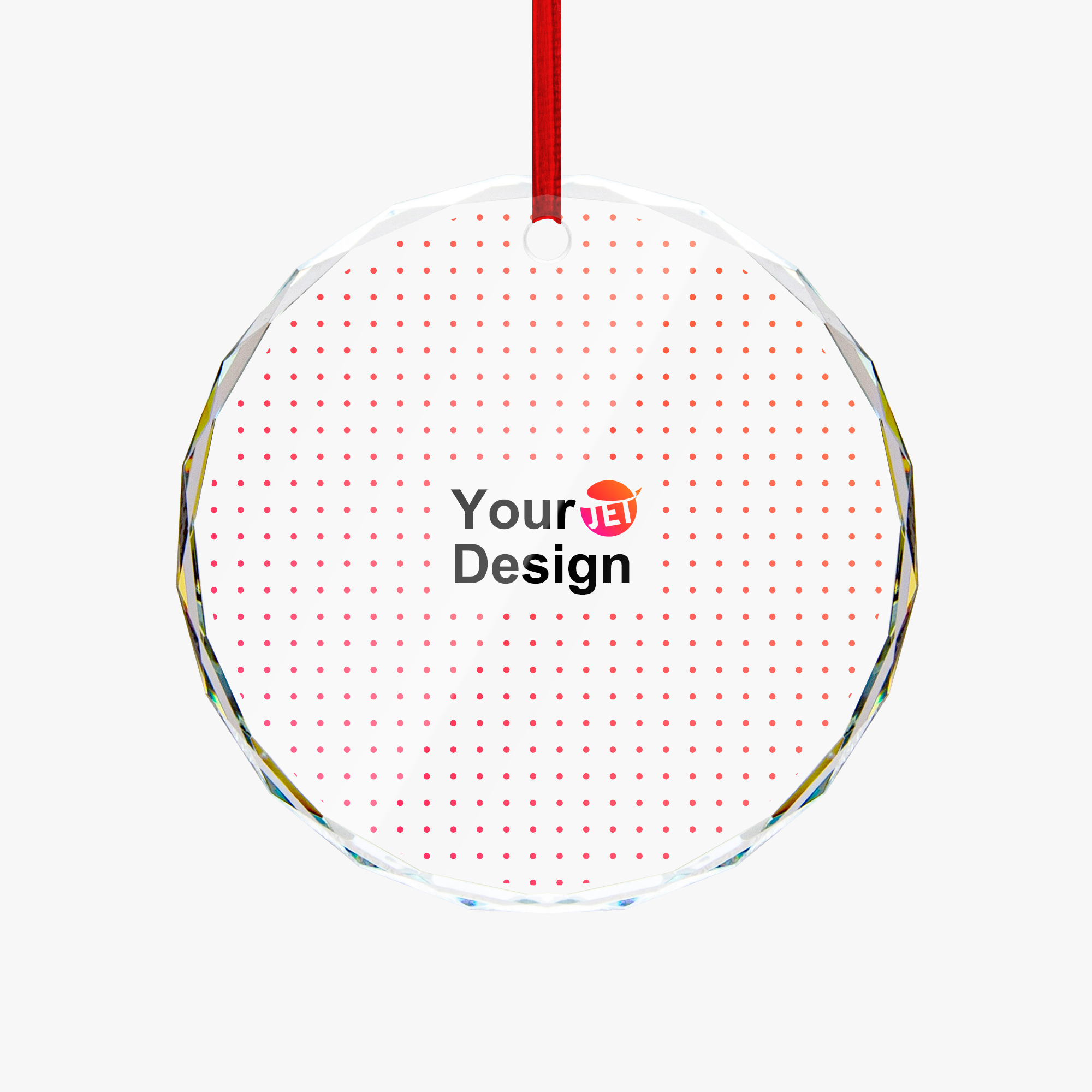Round Glass Ornament