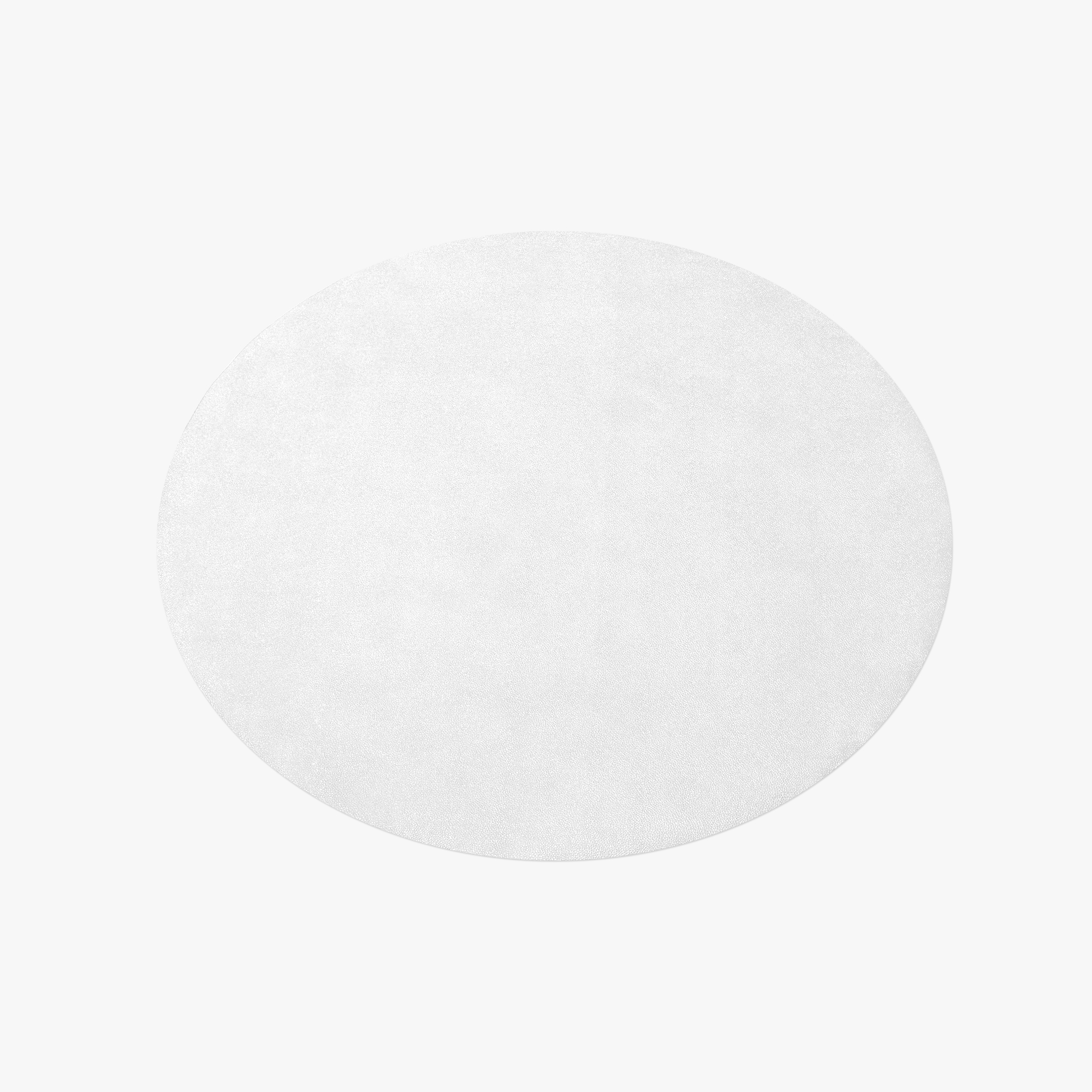 Round Cut Leather Floor Mat
