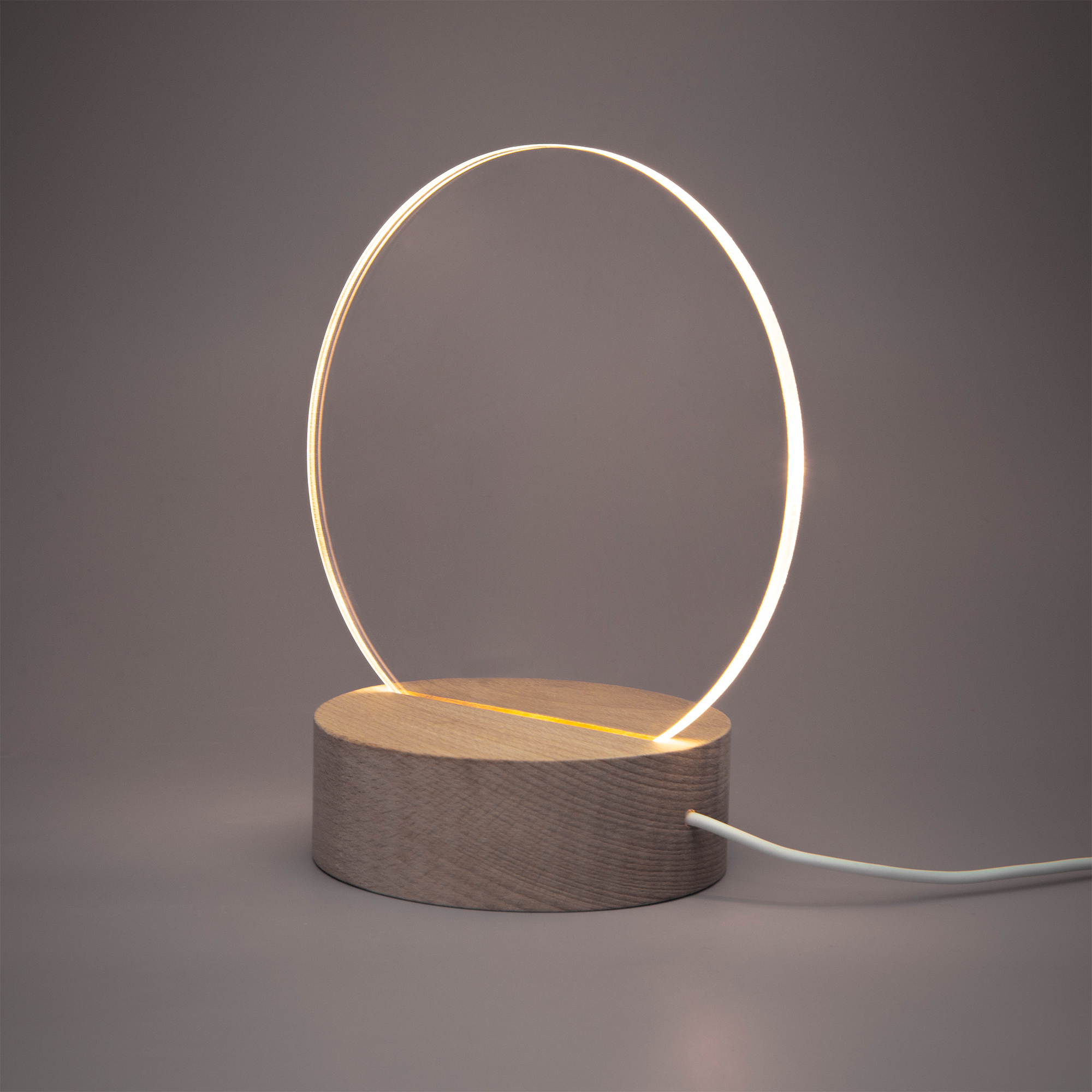 Acrylic Plaque with Stand - Round