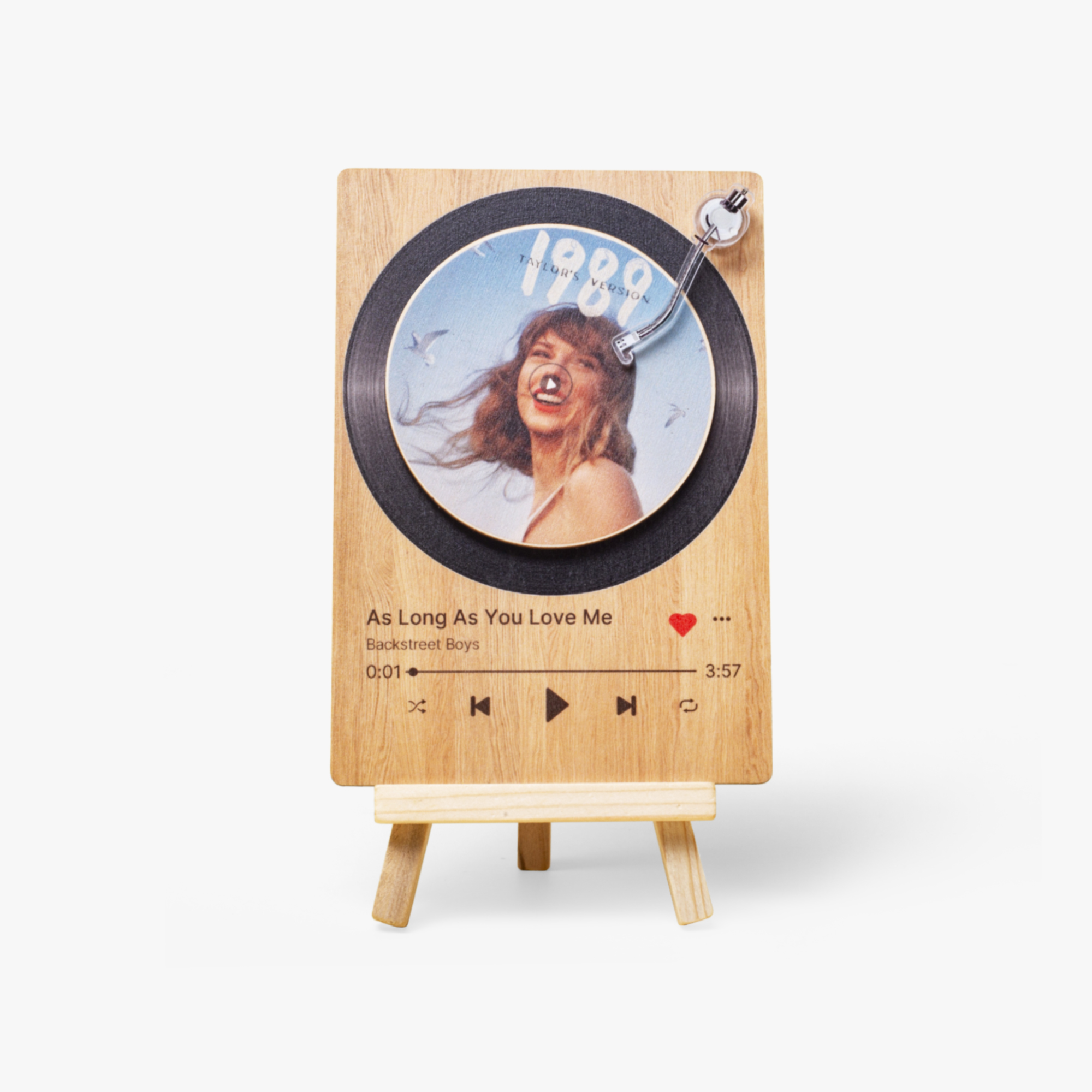 Wooden Music Player Ornament