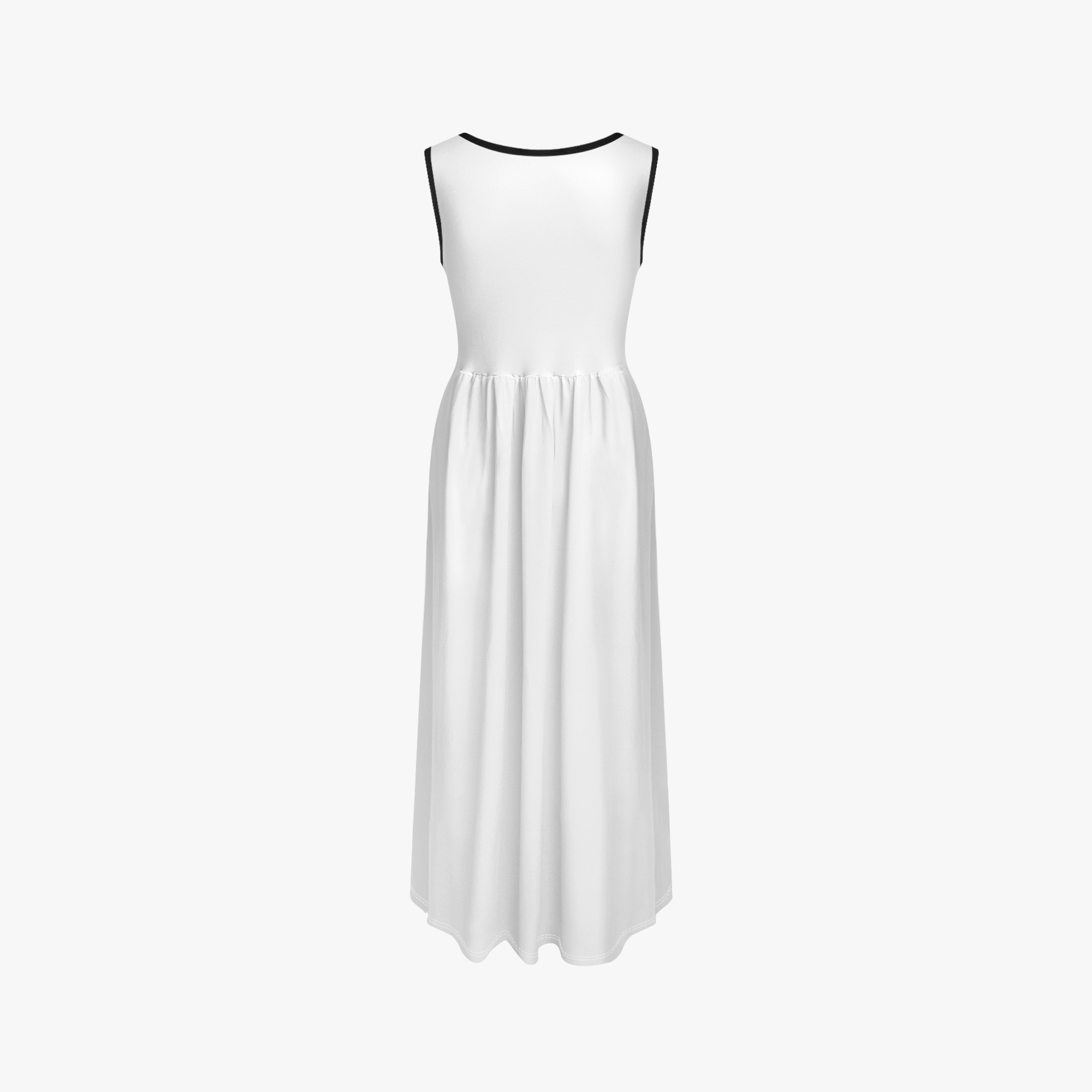 V-neck Sleeveless Dress(Plus Size)