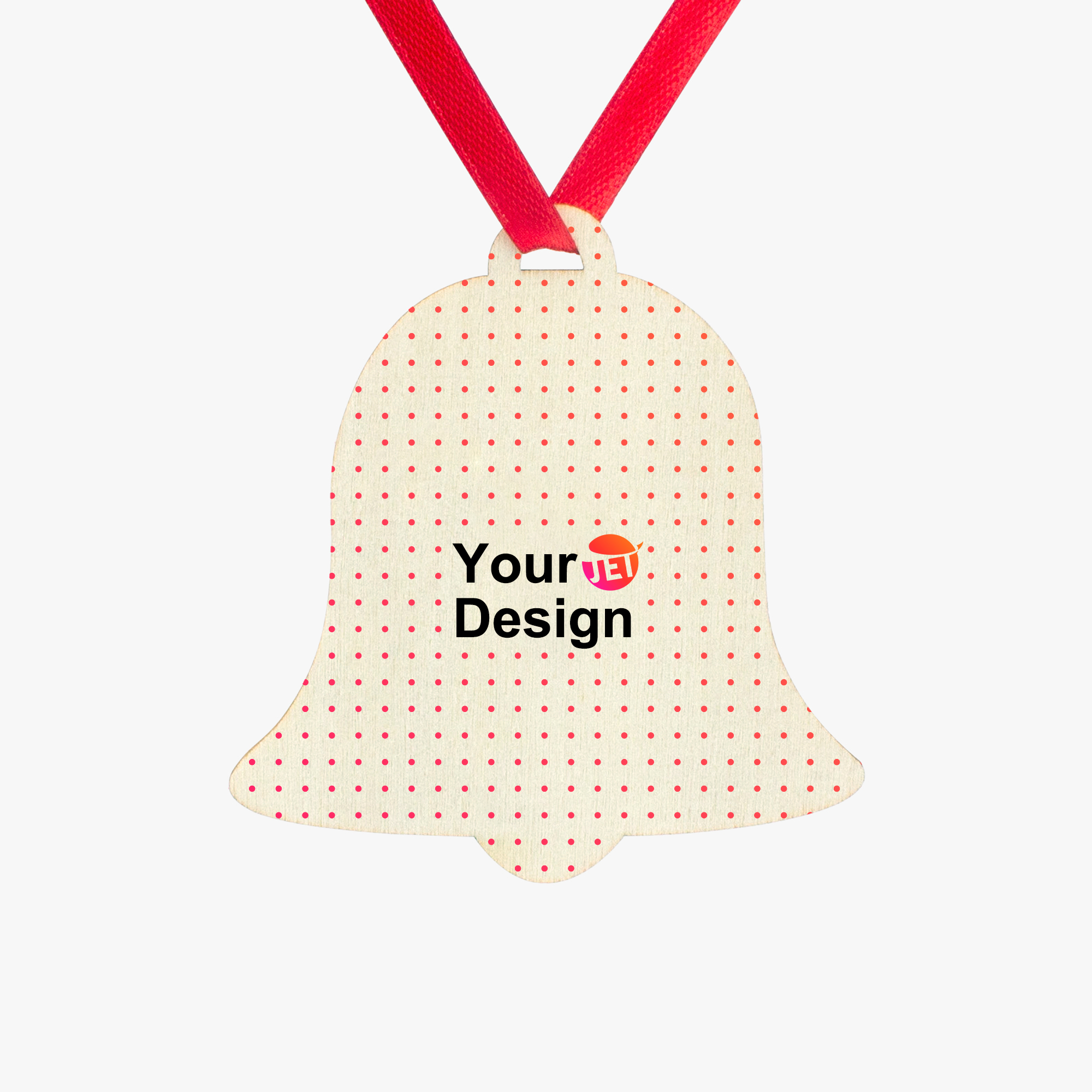 Wooden Christmas Ornaments - Bell Shape