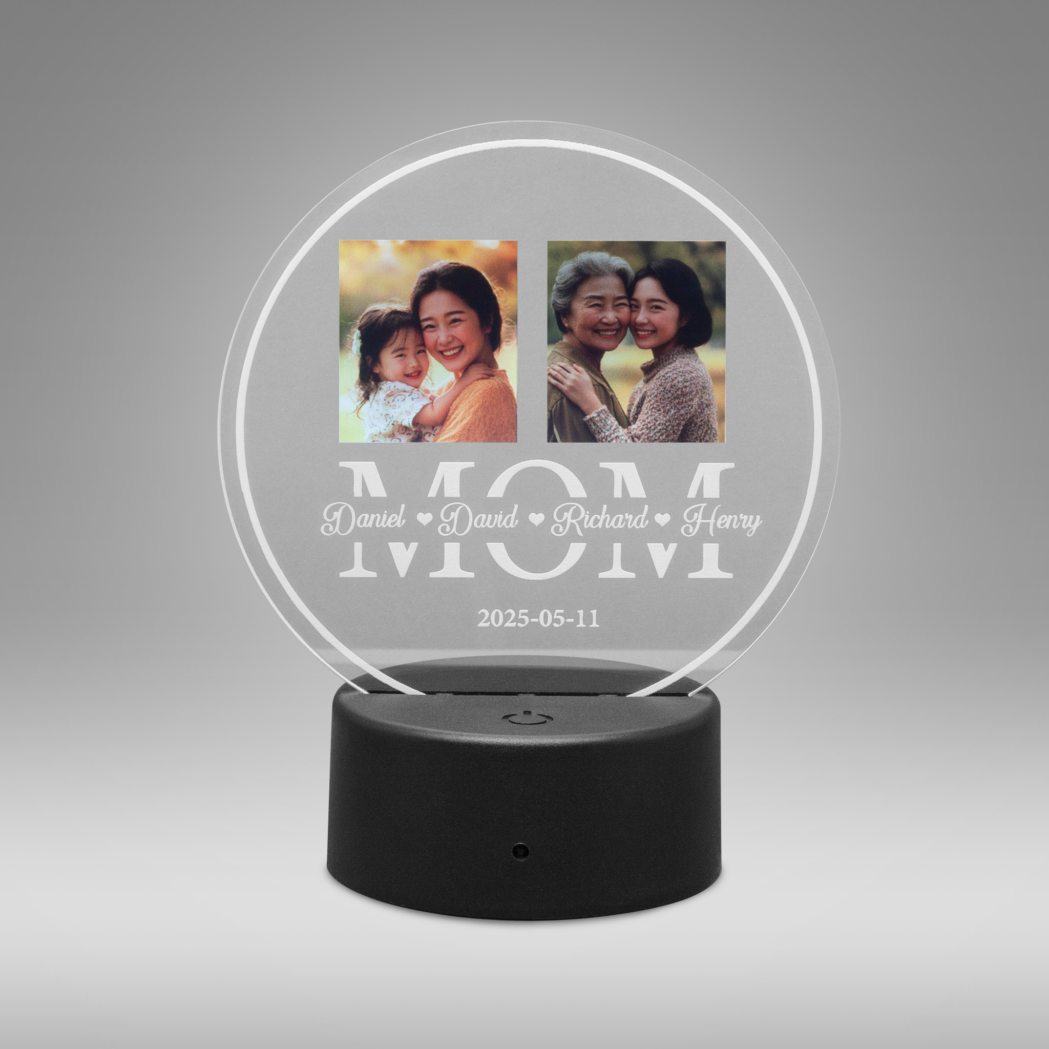 Round Acrylic Night Light