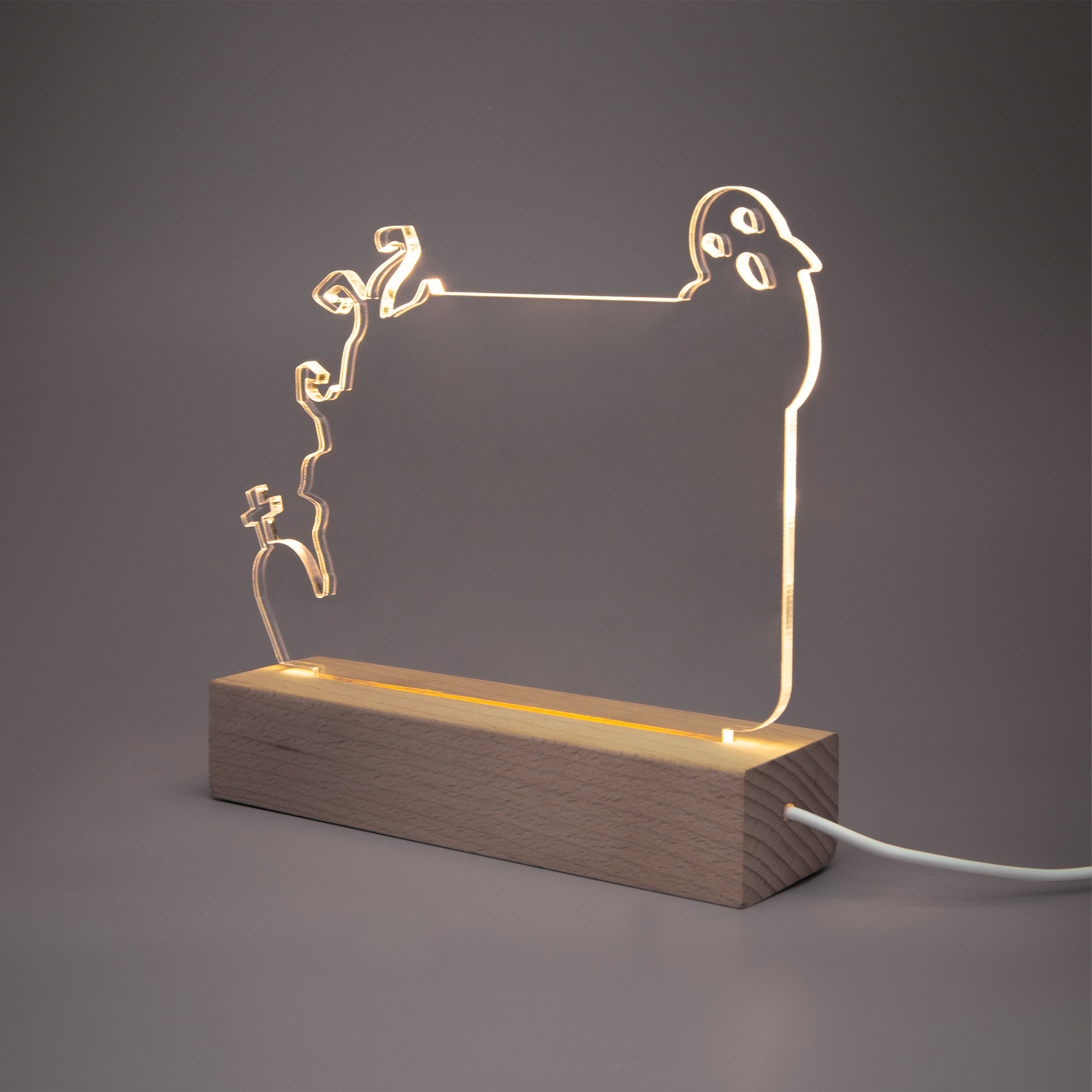 Acrylic Plaque with Stand - Halloween
