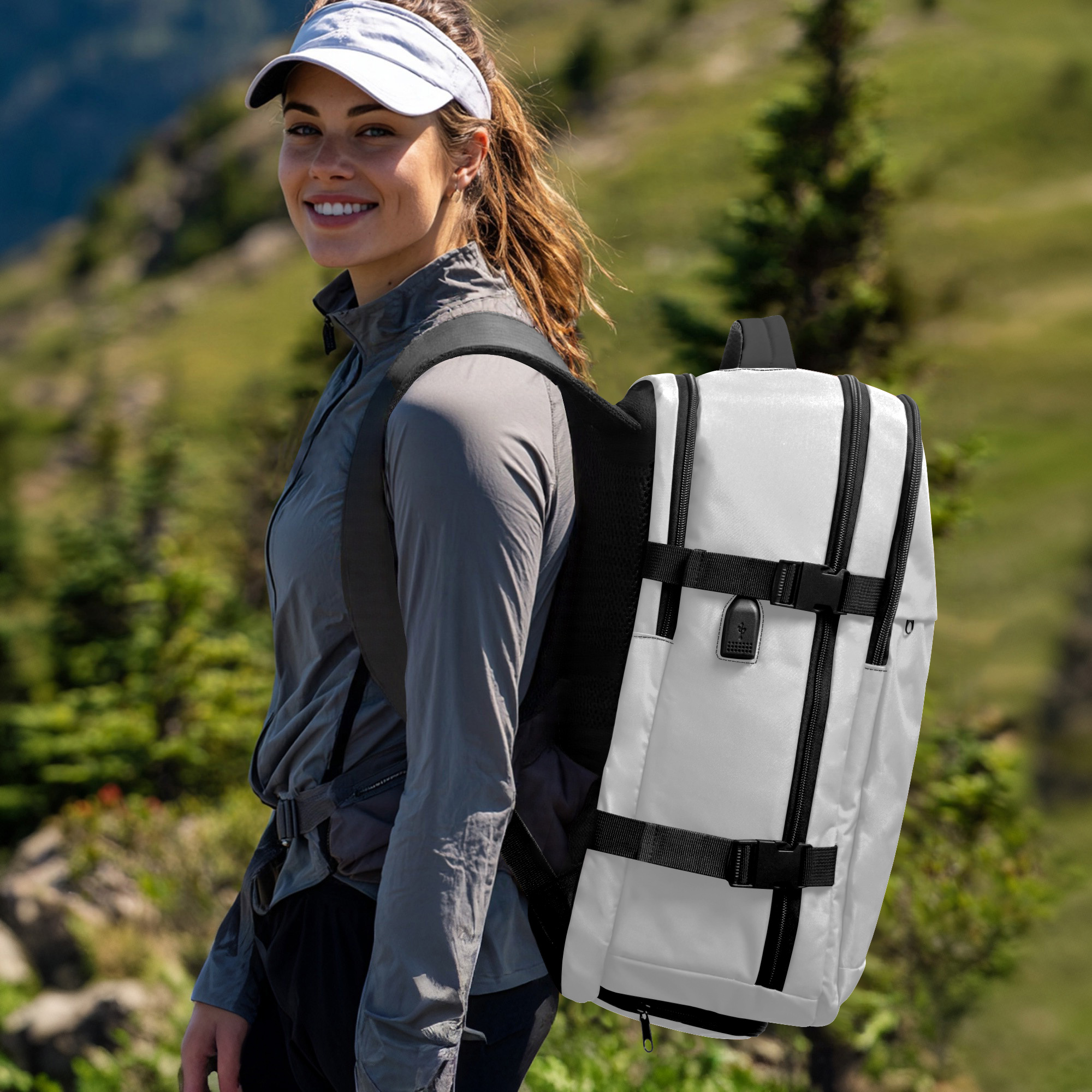 Multi-Pocket Hiking Backpack