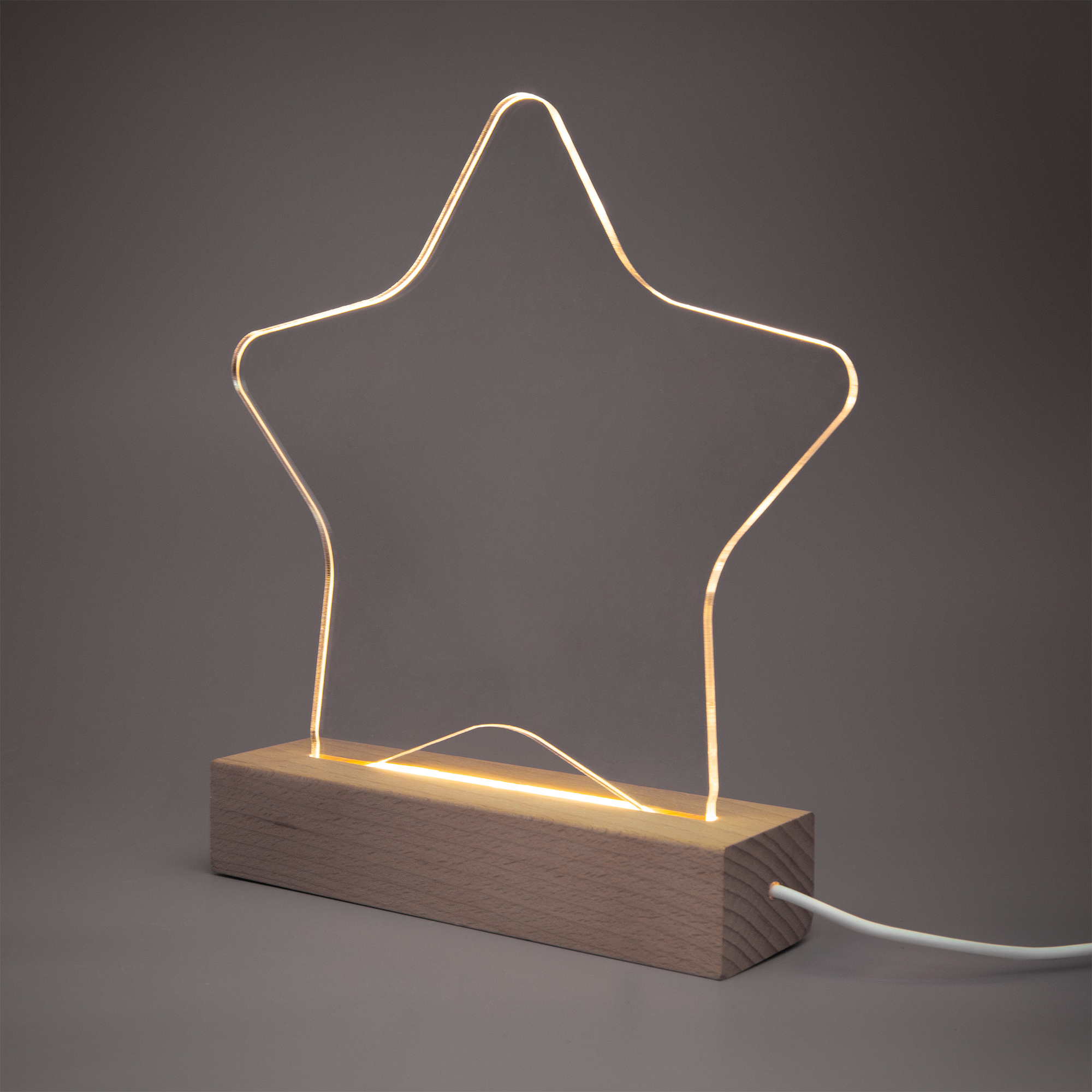Acrylic Plaque with Stand - Big Star
