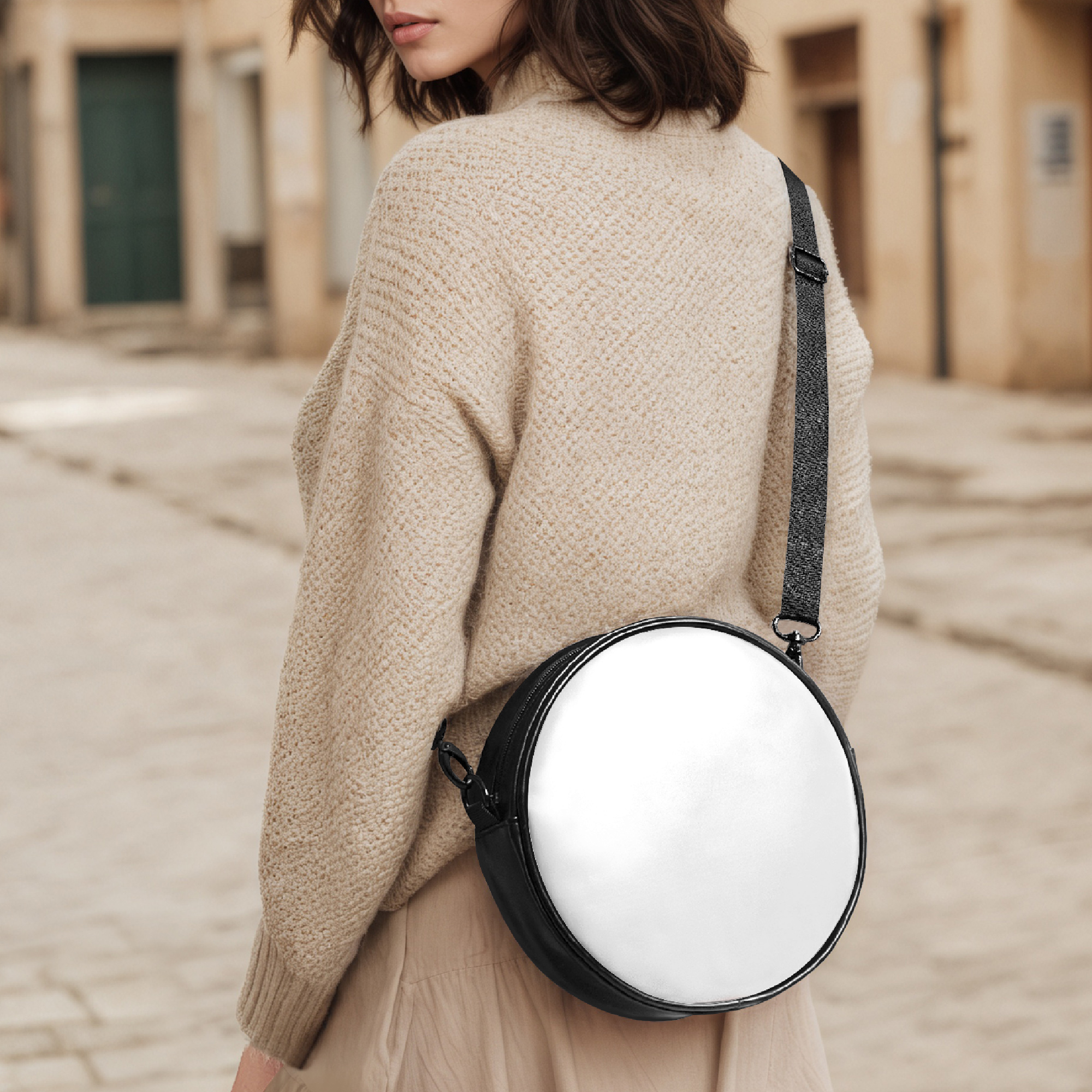 Round Crossbody Bag