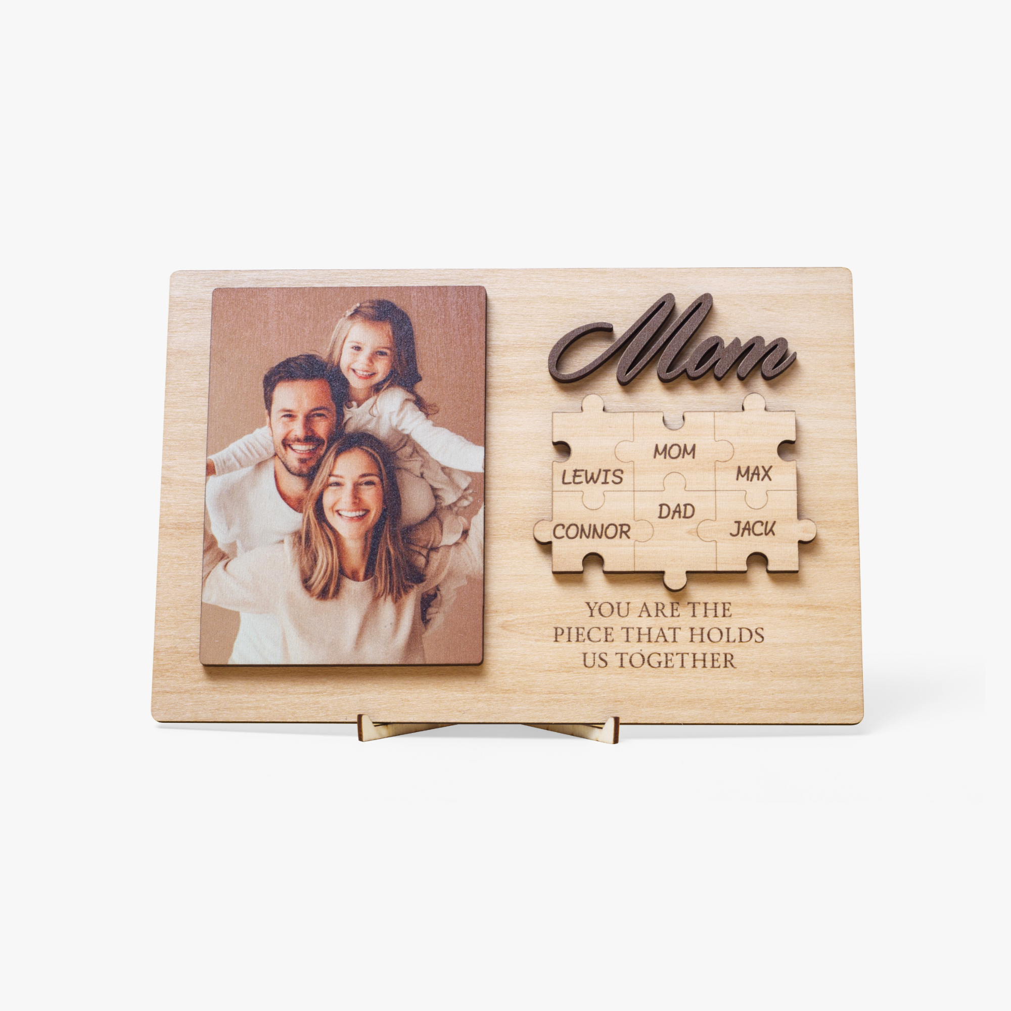 Wood Puzzle Sign Frame