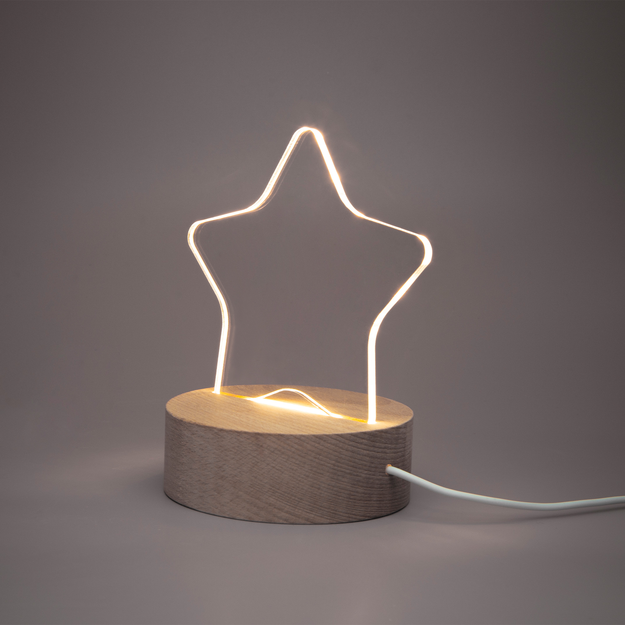 Acrylic Plaque with Stand - Small Star