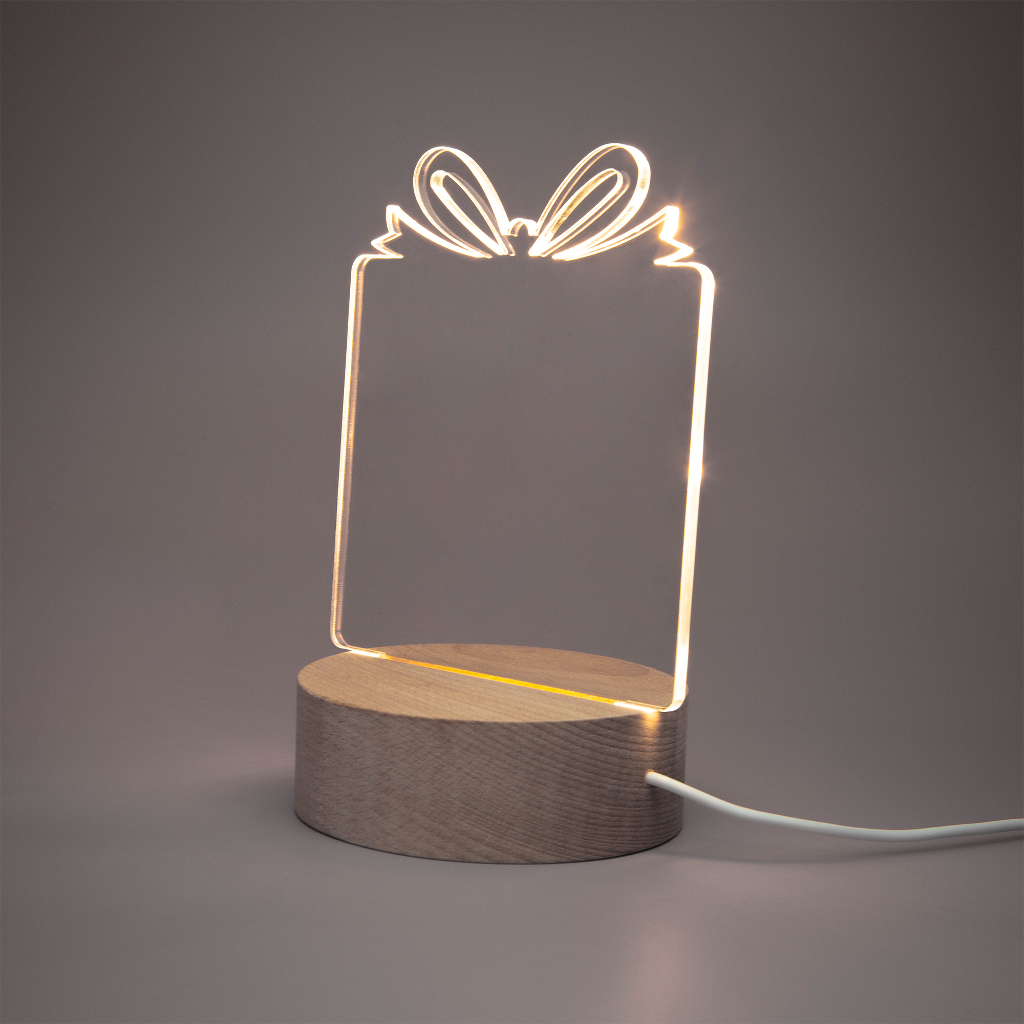 Acrylic Plaque with  Stand - Gift Shape