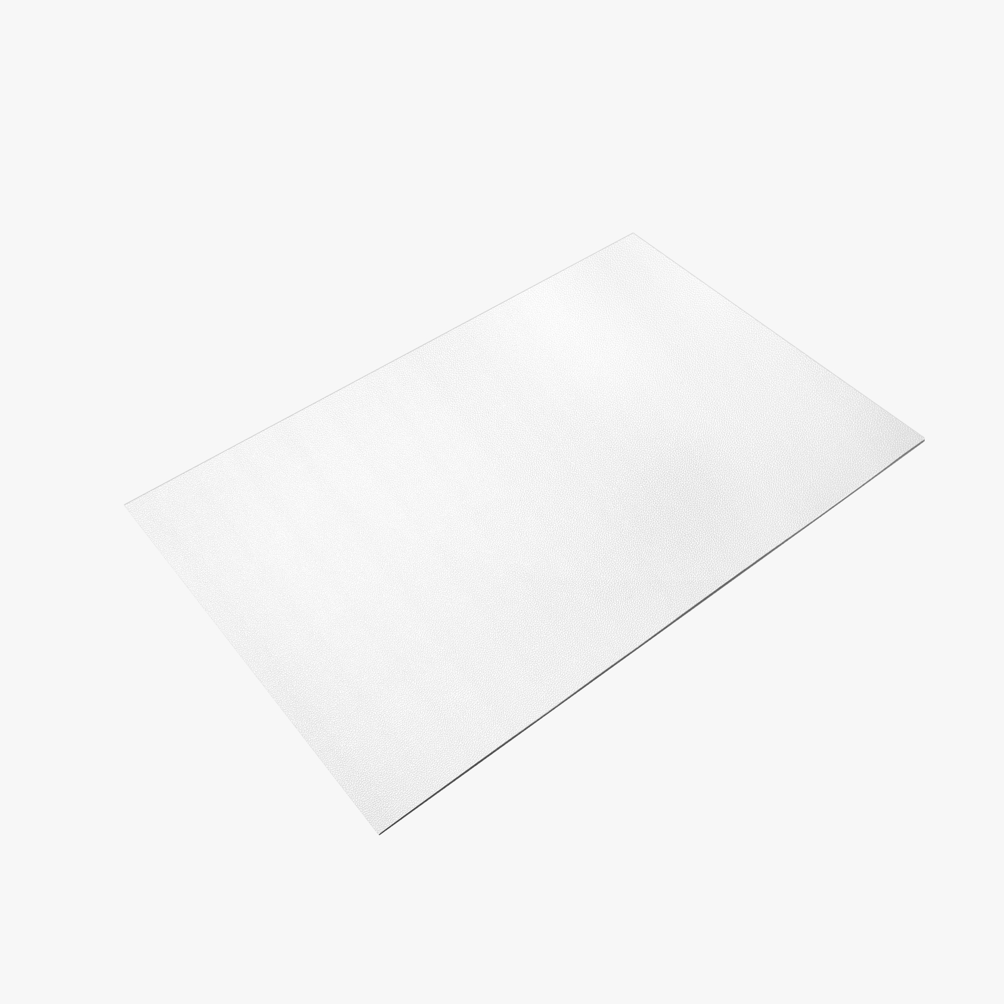 Rectangular Leather Floor Mat
