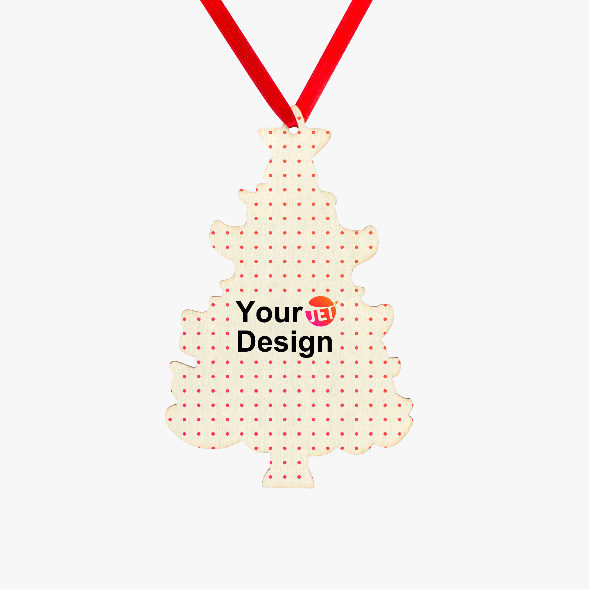 Wooden Christmas Ornaments - Tree Shape