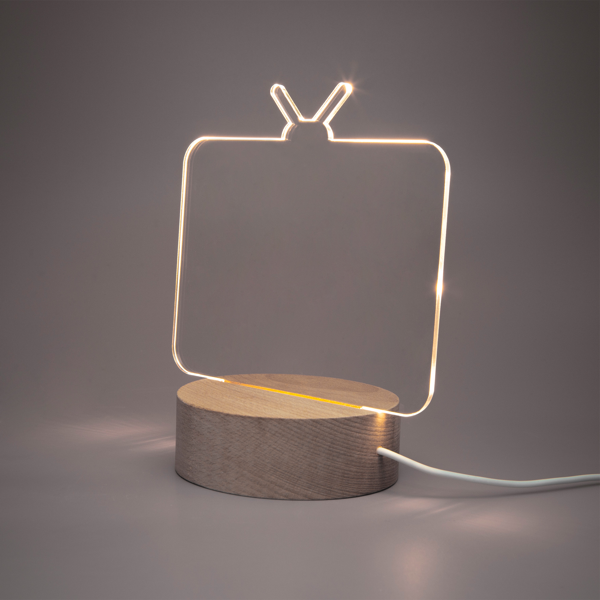 Acrylic Plaque with Stand - TV