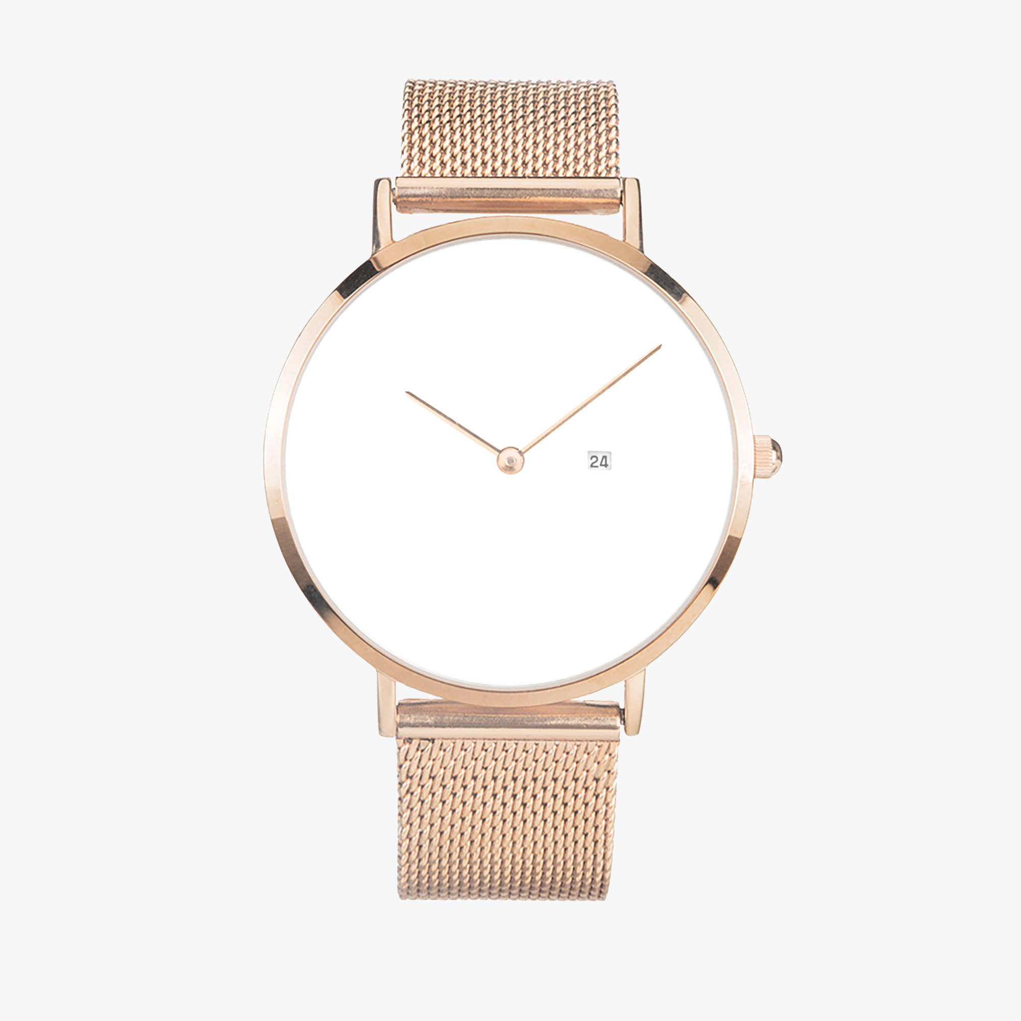 Stainless Steel Perpetual Calendar Quartz Watch