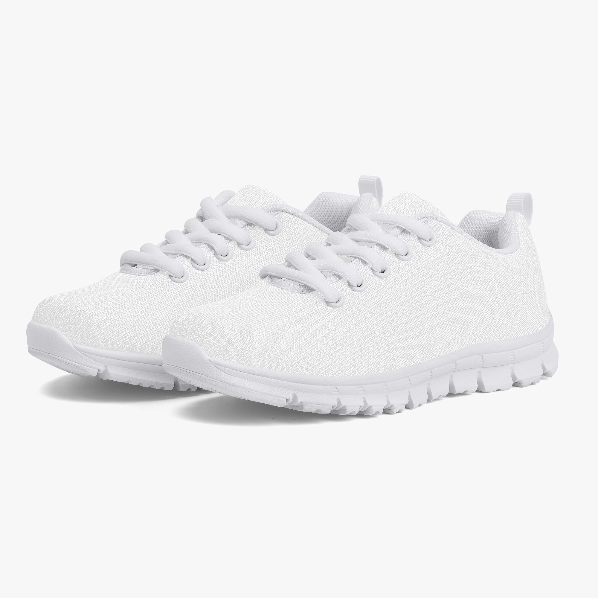 Kids' Lightweight Mesh Sneakers - White