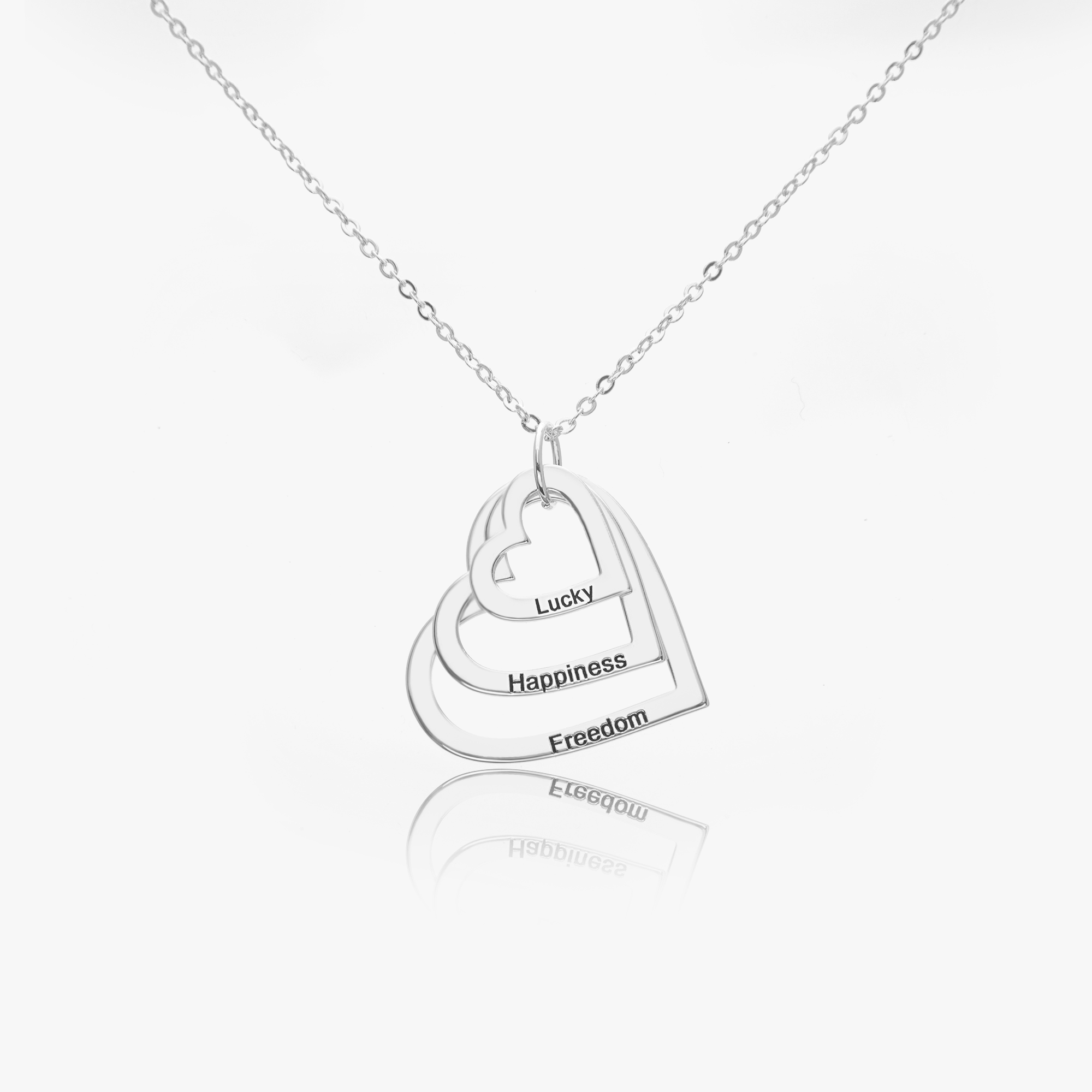 Multiple Heart Necklace