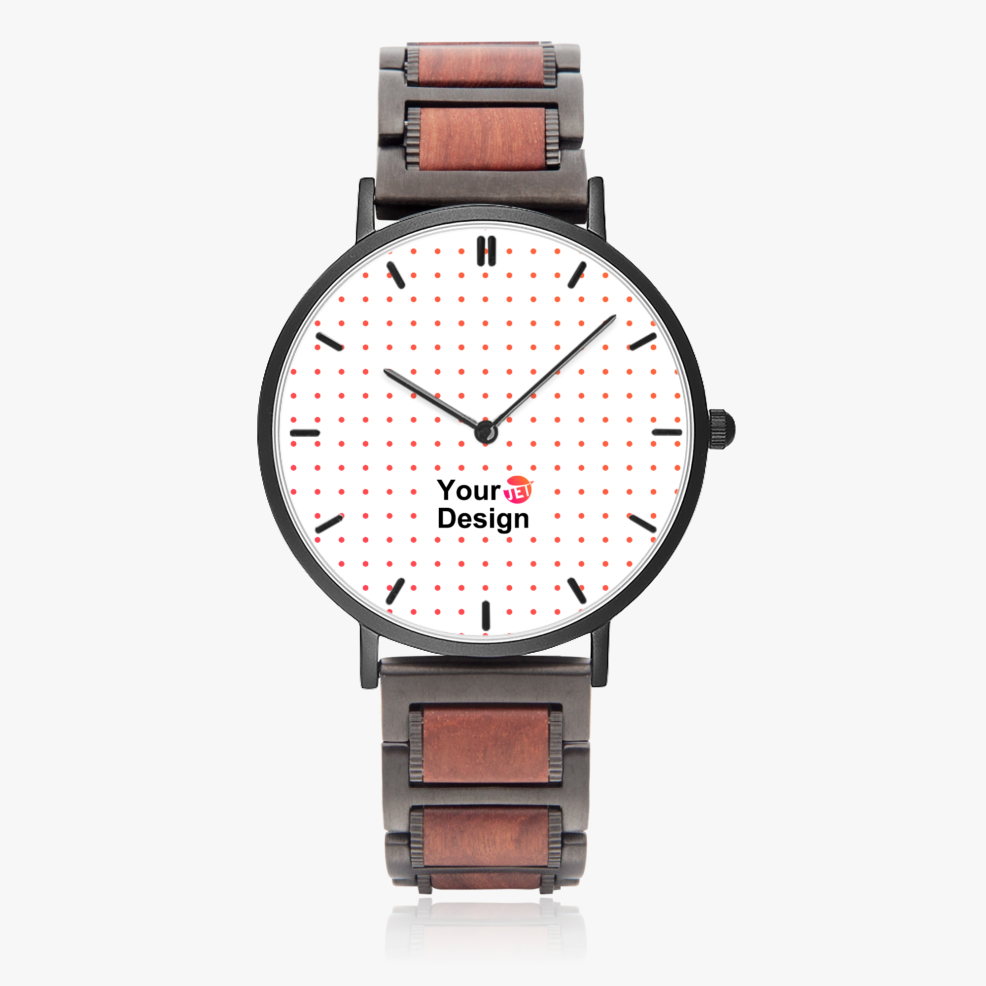 New wooden Strap Quartz Watch - With Indicators