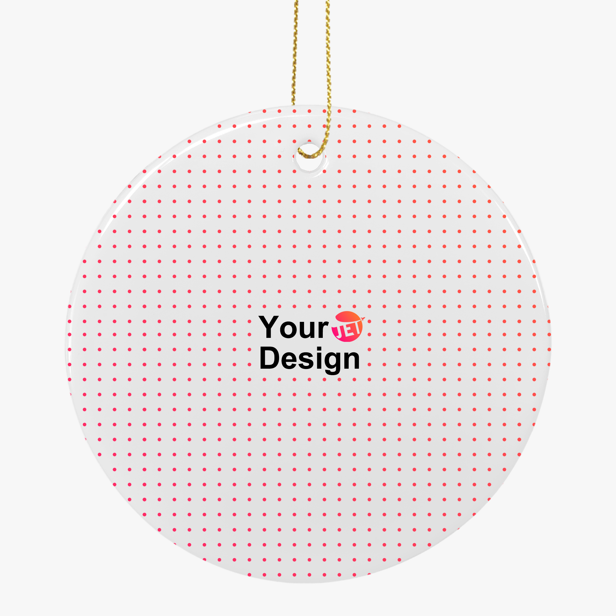 Ceramic Circle Ornaments