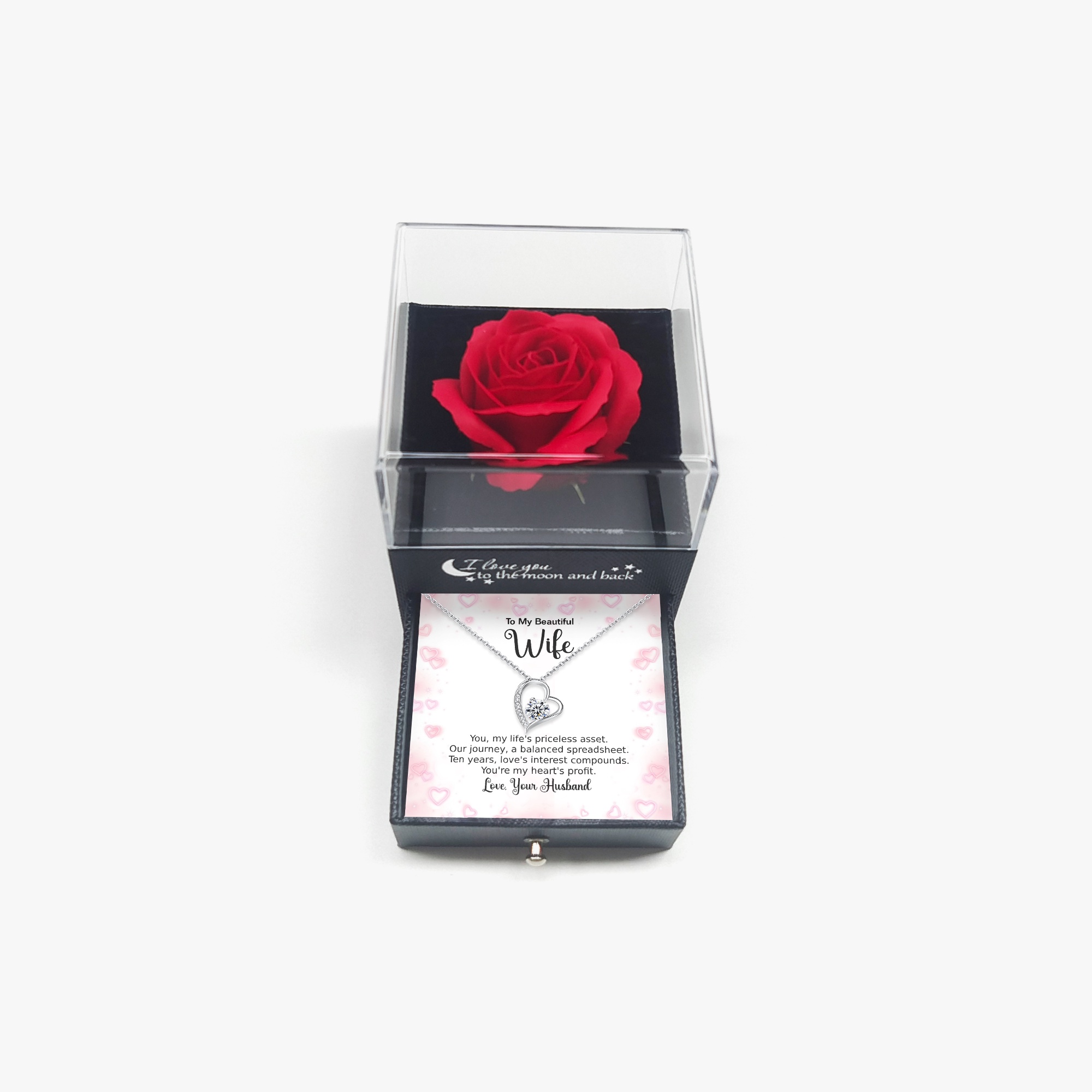 Zirconia Necklace with Gift Box