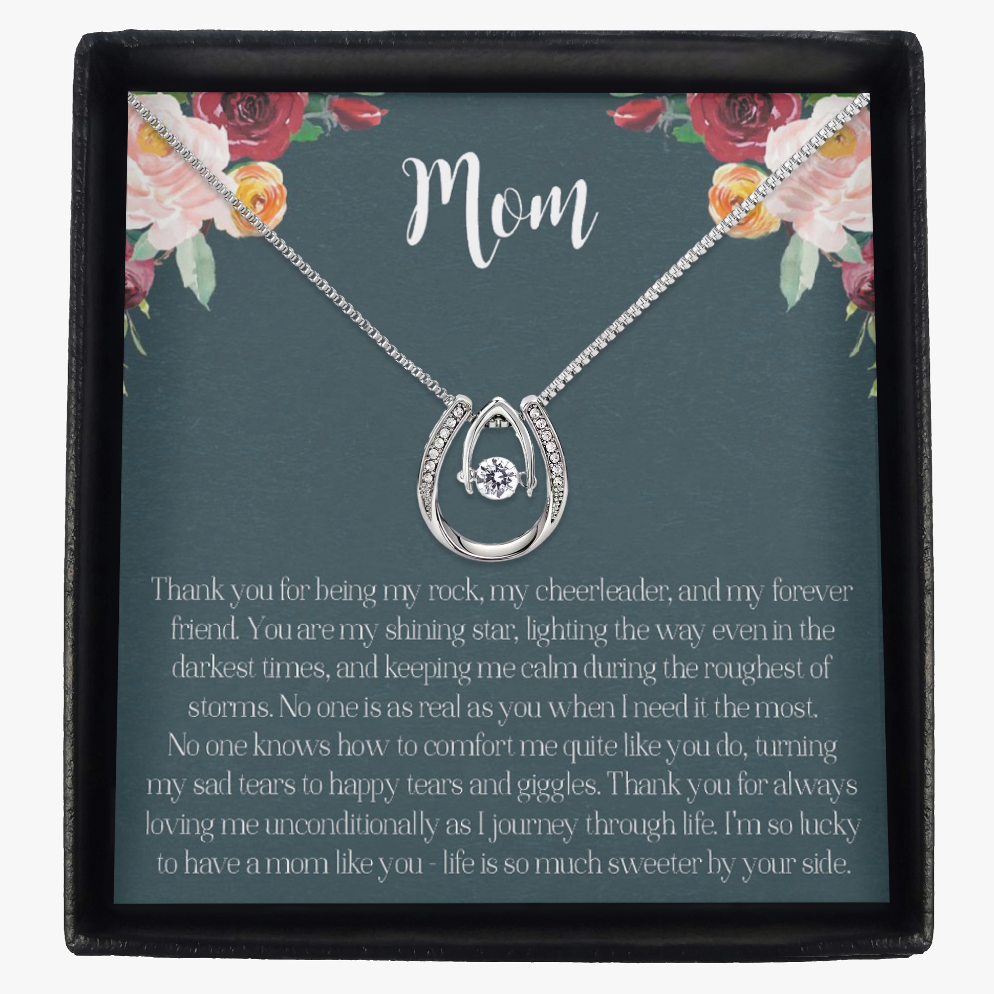 Horseshoe Necklace with Gift Box