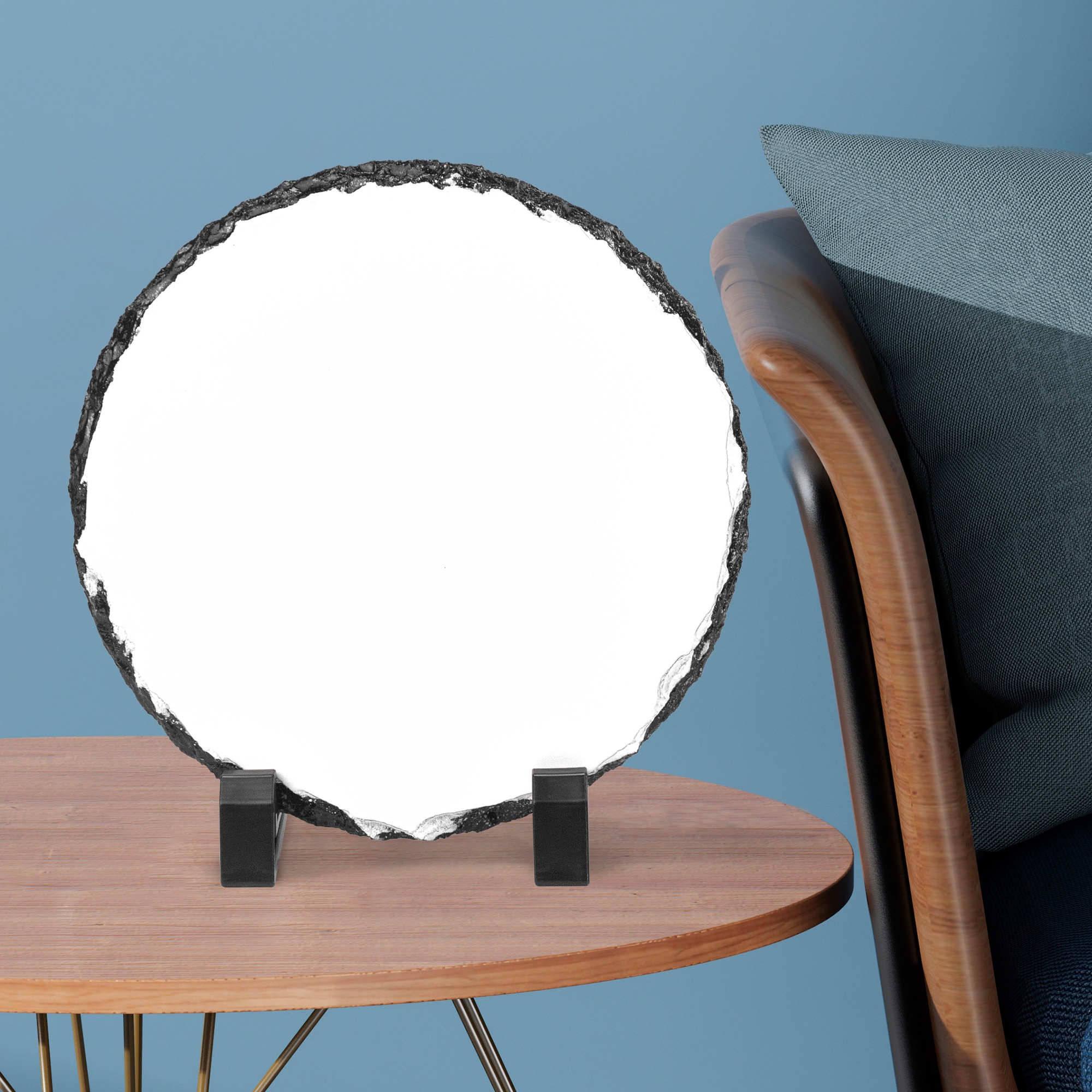 Round Photo Slate