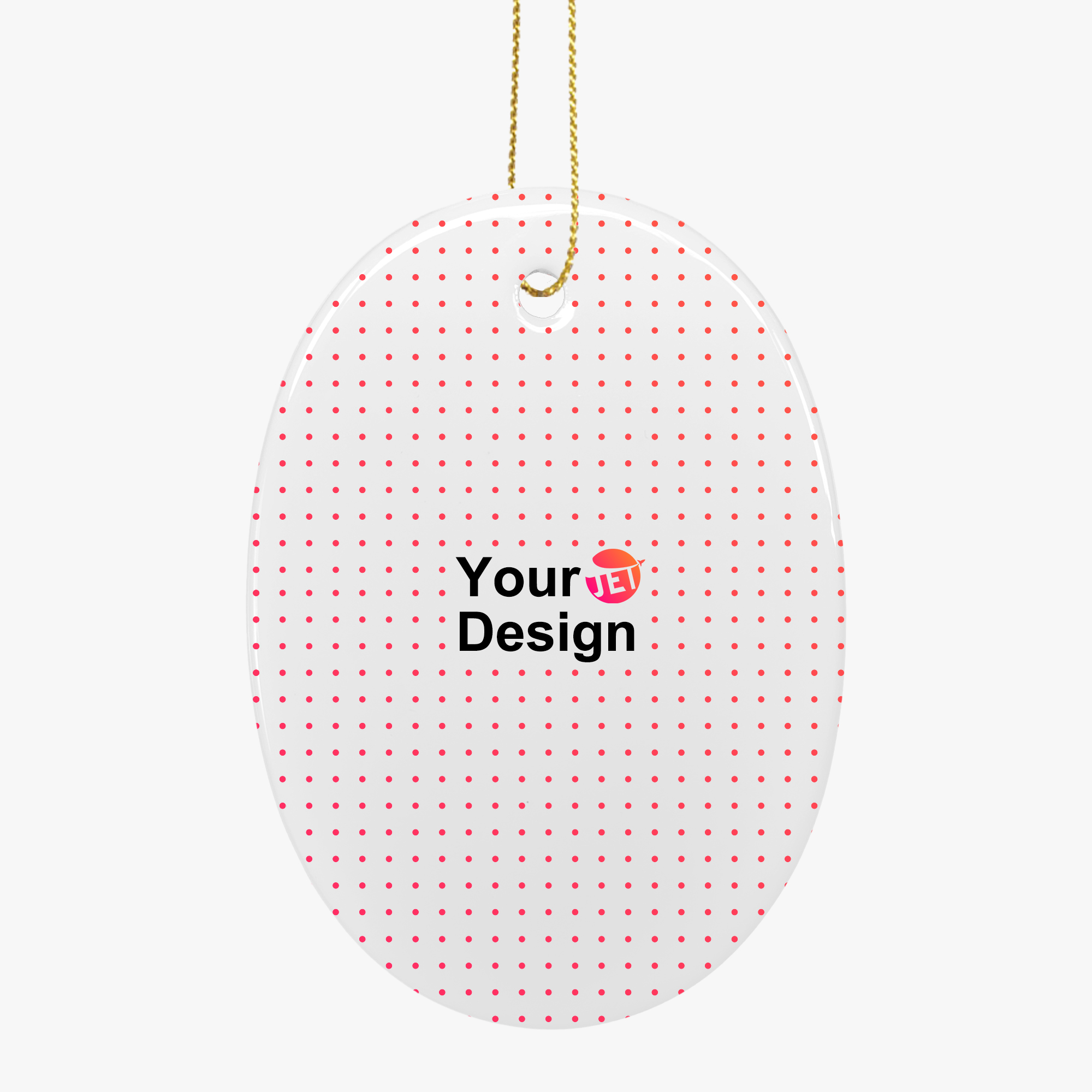 Ceramic Oval Ornaments