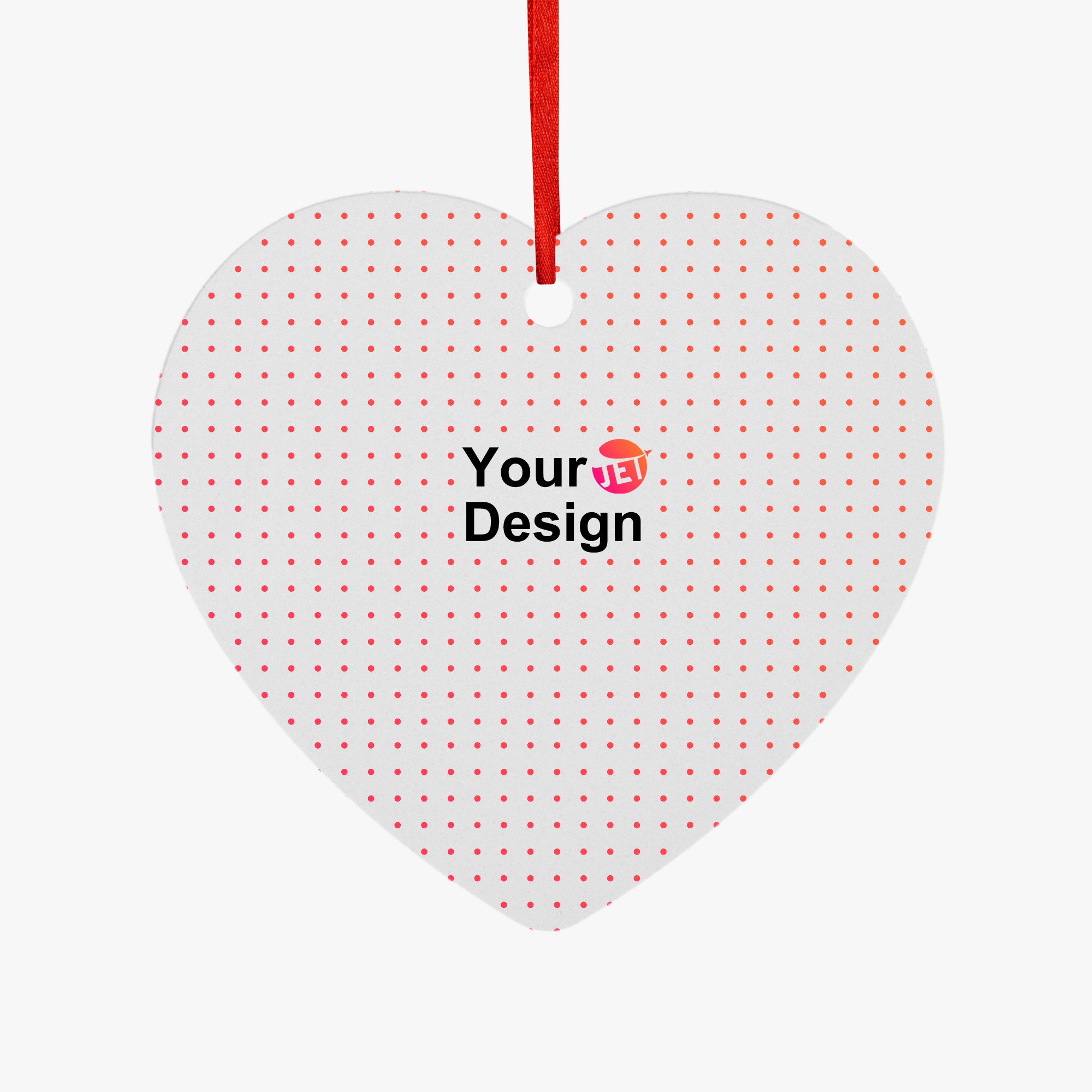 Aluminum Heart Hanging Ornament