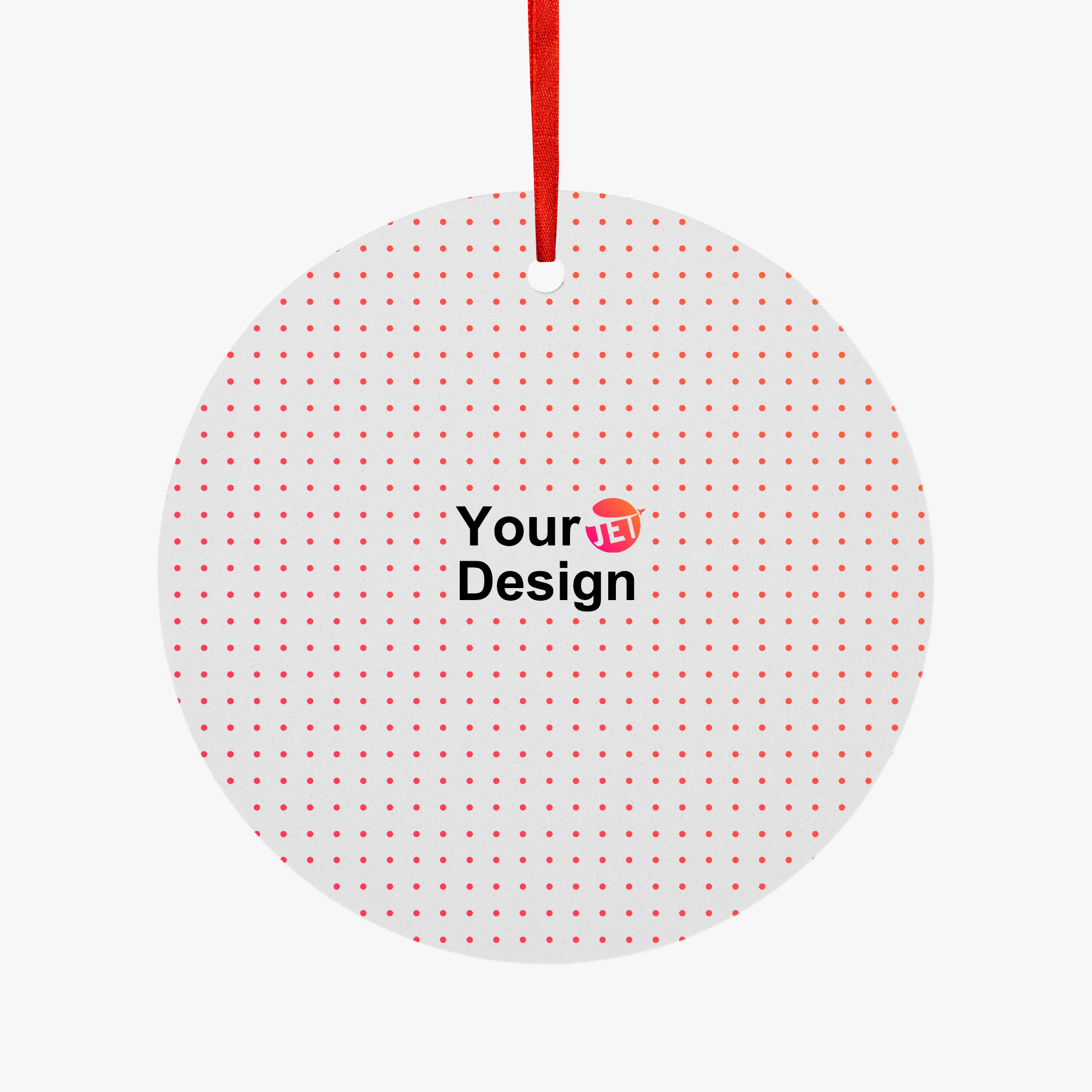 Aluminum Round Hanging Ornament