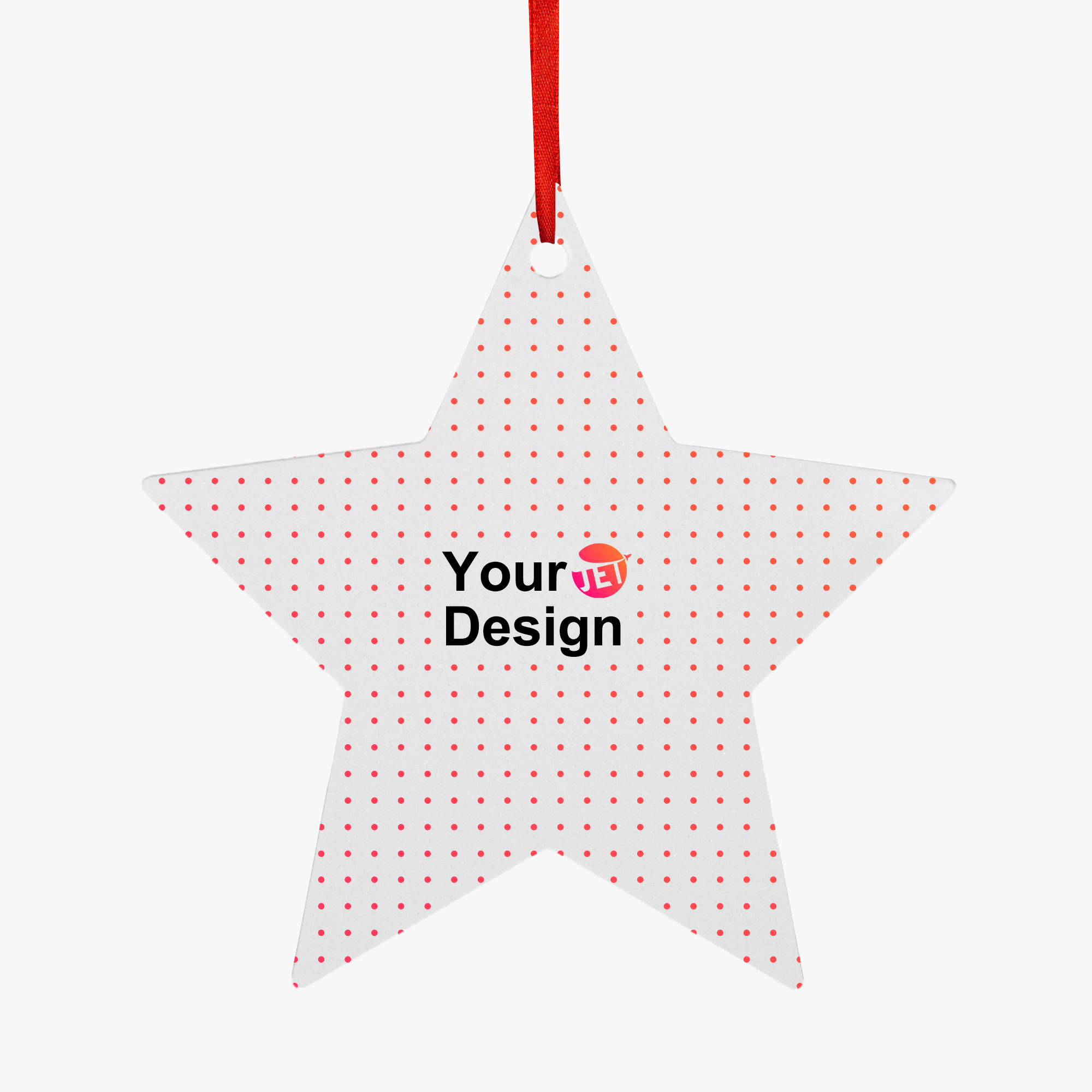 Aluminum Star Hanging Ornament